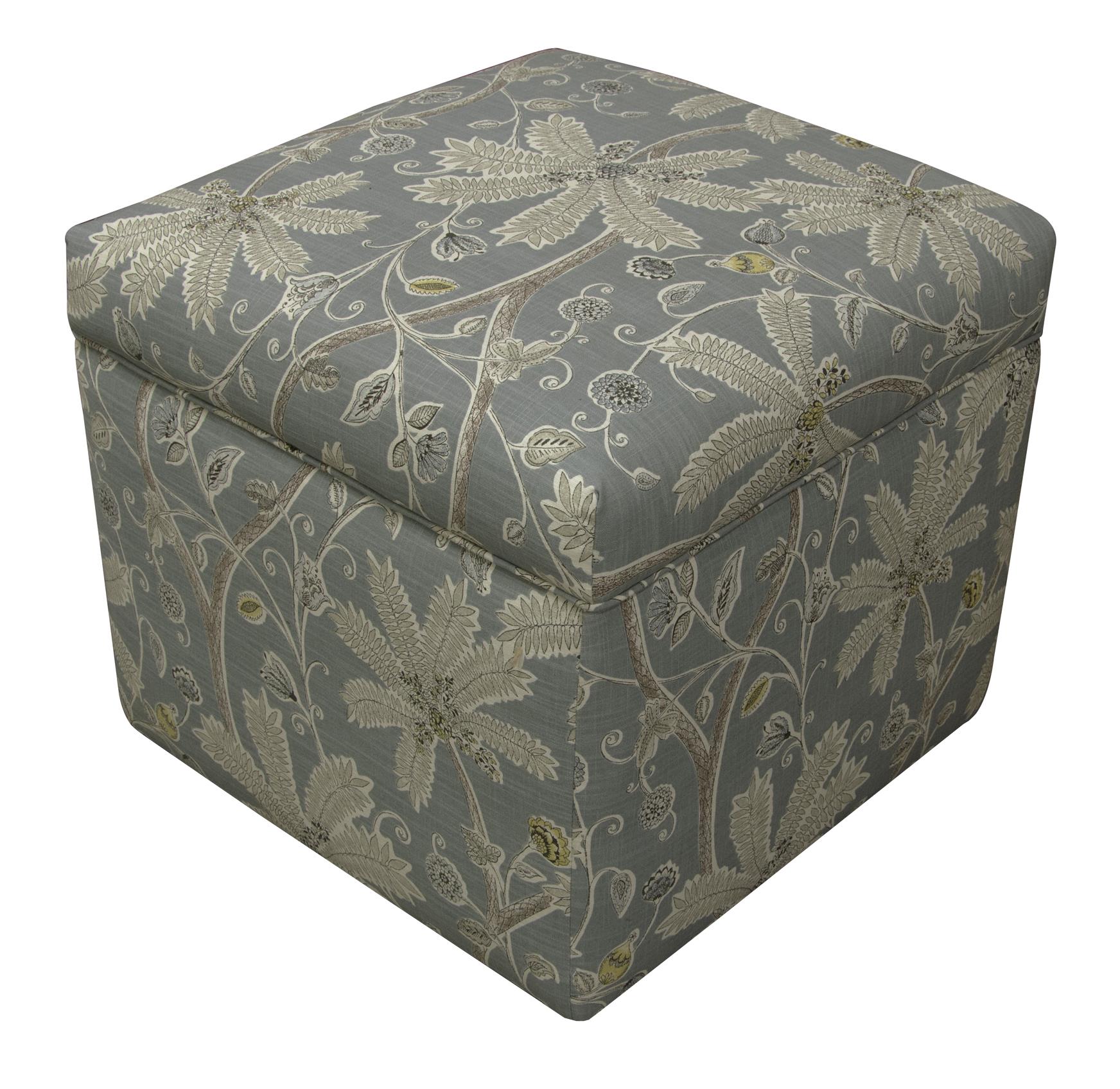 Dimensions 2F00/N Series 2F0081 Storage Ottoman Wayside Furniture